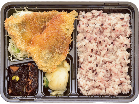 アジフライ弁当